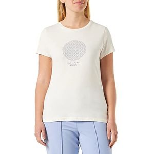 MUSTANG Alexia C Chestprint Dames T-Shirt WHISPER WHITE 2013, XL, White 2013