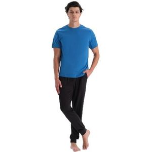 Dagi Pantalon de jogging en jersey modal noir pour homme, taille M, Noir, M