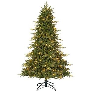 Black Box Trees Boyle Kunstkerstboom met LED-verlichting - H185 x Ø127cm - groen