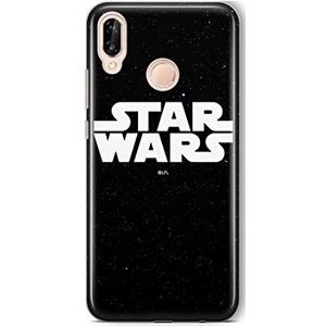 Originele en officieel gelicentieerde Star Wars-licentiehoes met Star Wars-logo voor de Huawei P20 Lite, perfect aan de vorm van je smartphone, siliconen case