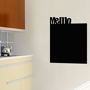 Ambiance Sticker Ardoise Tableau Noir - Stickers Muraux Adhésif Effaçable - Carnet de Note - H55 x L45 cm