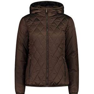 CMP Nylon jas met capuchon voor dames, schors