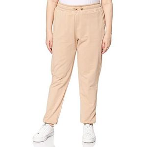 NA-KD Basic logo-sweatpants voor dames, Beige