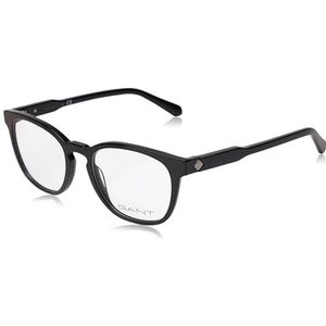 Gant GA3255 Lunettes, Shiny Black, 51/19/145 pour homme, Noir brillant, 51/19/145