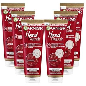 Garnier Hand Repair Intensieve anti-droogheid handcrème voor zeer droge huid, 6 x 75 ml