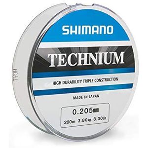 SHIMANO, Technium Monofilament en fluorkoolstof draadspoel, donkergrijs, 1100 m, diameter 0,305 mm