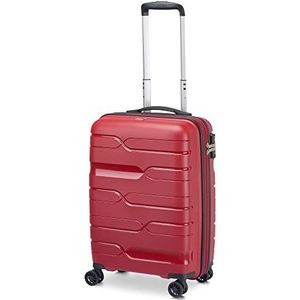 MODO by Roncato MD1 trolley met harde cabine met TSA, Rood, Harde koffer met uitschuifbaar middendeel en zwenkwielen