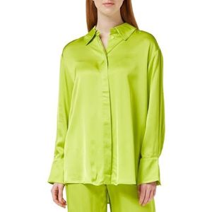 Minus Kamia Oversized T-shirt 2 oversized dames, Geel (3085 Bright Lime)