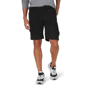 Lee Extreme Motion Carolina Cargoshorts voor heren, zwart.