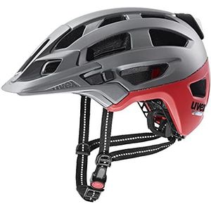 uvex Finale Light 2.0 fietshelm voor volwassenen, uniseks, zilverrood mat, 52-57 cm