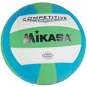 Mikasa Competitieve klasse volleybal (groen/wit/blauw)