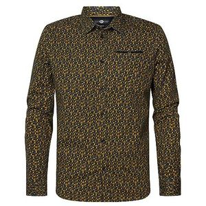 Petrol Industries Shirt met lange mouwen voor heren, Dark Vinegar