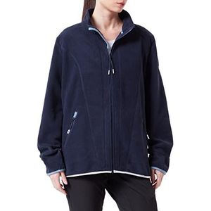 Bermudes Maoke fleece lange mouwen, dames, marineblauw, maat 38, Navy Blauw