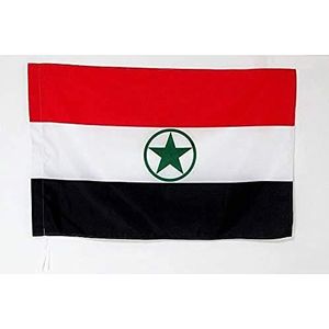 AZ FLAG Iranische vlag, 90 x 60 cm, Khuzestan-vlag, 60 x 90 cm, schede voor vlaggenstok