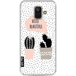 Samsung Galaxy A6 (2018) Hoes Slim TPU Case Beschermhoes Schokbestendig Krasbestendig Cactus Love Casetastic