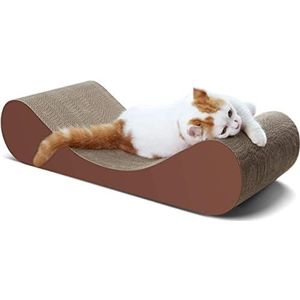FluffyDream Kattenkrabber van karton, krabpaal voor katten, duurzame pads om schade aan meubels te voorkomen