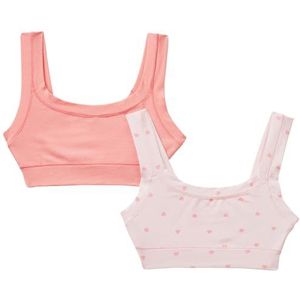 United Colors of Benetton Set 2 beha's 3k0a0r005 basislaag voor meisjes, Meerkleurig
