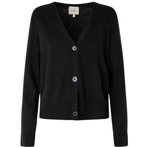 Pepe Jeans Cardigan voor dames, cardigan voor dames, Zwart