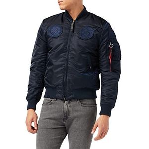 ALPHA INDUSTRIES Herenjas, blauw (All Rep.Blue 403), S, blauw (All Rep.Blue 403)