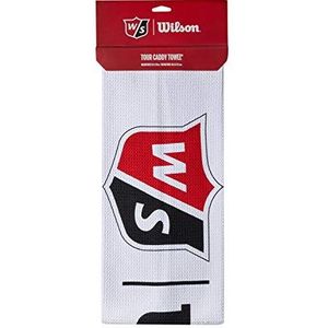 Wilson Unisex golfhanddoek, Tour Towel, microvezel, wit, Eén maat, WGA90005