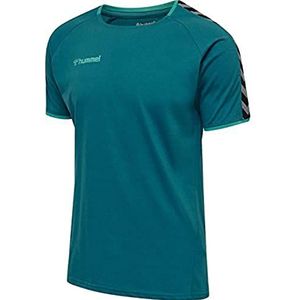 hummel Hmlauthentic Kids Training T-shirt voor meisjes, Blauw