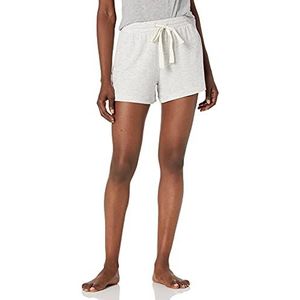 Amazon Essentials Short de pyjama léger en tissu éponge pour femme, rayures gris chiné, taille XL