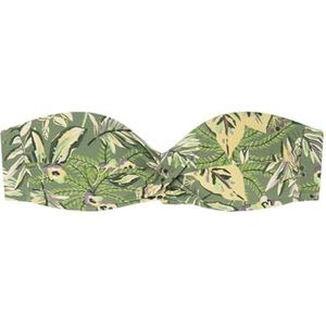 women'secret Top With Foam Fix Pad Online Options Bikinitop voor dames, Groen
