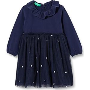 United Colors of Benetton jurk voor meisjes en meisjes, peacoat 252