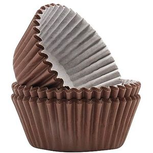 PME Cupcake-vormpjes, bruin (60)