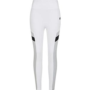 STARTER BLACK LABEL Sportlegging met hoge taille voor dames, Wit/Zwart