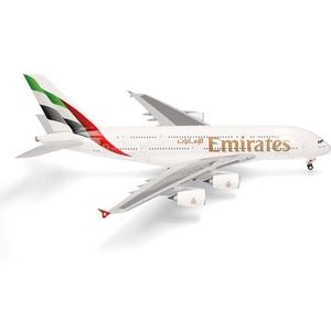 herpa Emirates Airbus A380 vliegtuigmodel, schaal 1:200, model, verzamelstuk, vliegtuig zonder standaard, figuur van kunststof