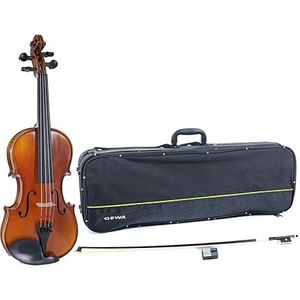 GEWA Viool, vioolgarnituur Maestro serie 1 VL 3, 4/4 speelklaar incl. vioolkoffer, carbon boog en Il Cannone snaren