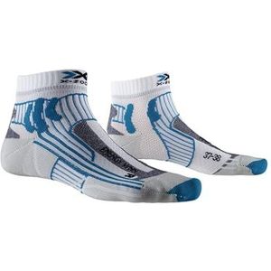 X-Socks Marathon Energy Damessokken, wit/turquoise, Wit/Turkoois