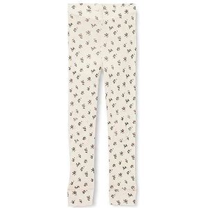 Name It Nkfwang AOP XXIII Geribbelde wollen legging voor meisjes, beige, roze, 74, Beige roze.