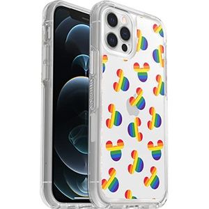 OtterBox Symmetry Series beschermhoes voor iPhone 12 / iPhone 12 Pro, motief: Mickey Pride, transparant