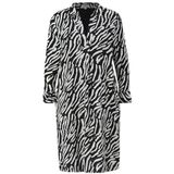 s.Oliver 2138977 Dames midi-jurk met volledige print, 99A4