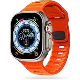TECH PROTECT Iconband Line Horlogebandje voor Apple Watch 4/5/6/7/8/9/SE/Ultra 1/2 sporthorlogebandje, sporthorlogeband, vervangende horlogeband van zachte TPU-siliconen