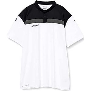 uhlsport Offense 23 Poloshirt voor heren, wit/zwart/antraciet
