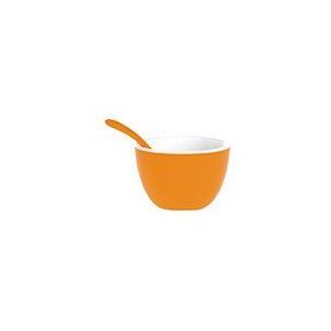 zakdesigns Duo kom, melamine, 10 x 10 x 7,5 cm, oranje/wit