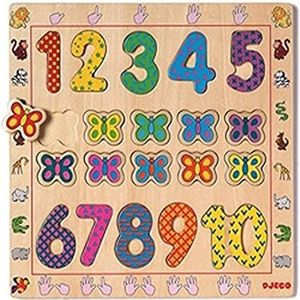 DJECO - 79977 – puzzel 1 tot 10 – 10 stukjes