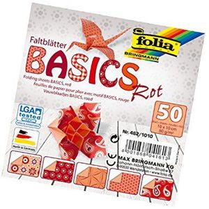 Folia Basics-vouwvellen, 80 g/m², 50 vellen, gesorteerd, met 5 verschillende motieven