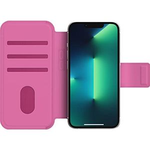 OTTERBOX MagSafe portefeuille hoes - iPhone 12, iPhone 12 Pro, iPhone 13 en iPhone 13 Pro - aardbei roze