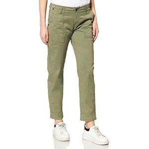 Camel Active Womenswear KAHki damesbroek olijf maat 26/30, Olijf