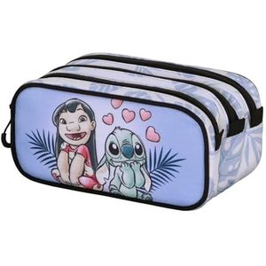 Disney Lilo & Stitch - Pennenetui Fan Trick 2.2, lila, 23 x 11 cm, Lilo en Stitch Lila, One Size, FAN Trick 2.2 etui, Lilo en Stitch lila, One size, FAN Trick 2.2 etui
