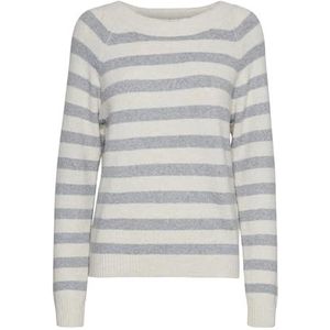 VERO MODA VMDOFFY Pull en tricot pour femme, Bouleau 1, XL