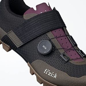 Fizik Vento Ferox Carbon Fietsschoenen om op te klikken, modder/druif, maat 42 EU
