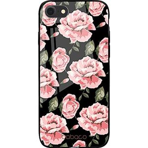 Babaco Fruits and Flowers beschermhoes voor iPhone 7 / 8 / SE 2, gehard glas