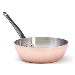 De Buyer Inocuivre Sauteuse, Gietijzeren Handvat - Ø 24cm - 90% Koper - 10% Rvs.