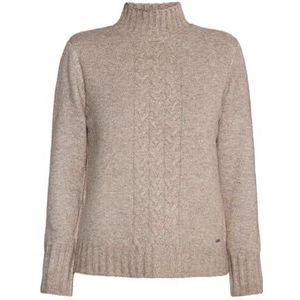 Festland Pull en tricot pour femme, Mélange de boue, XXL