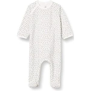 Petit Bateau A055h Pyjama voor kinderen, slaap, uniseks, 1 stuk, Marshmallow / Multico